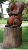 wooden statue animal 0001